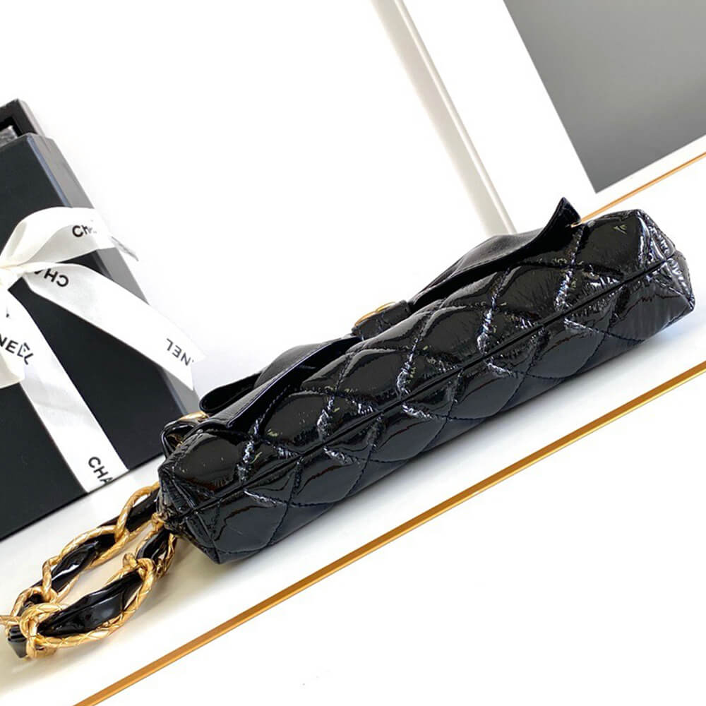 Ch*el large clutch with chain(high-end grade)
