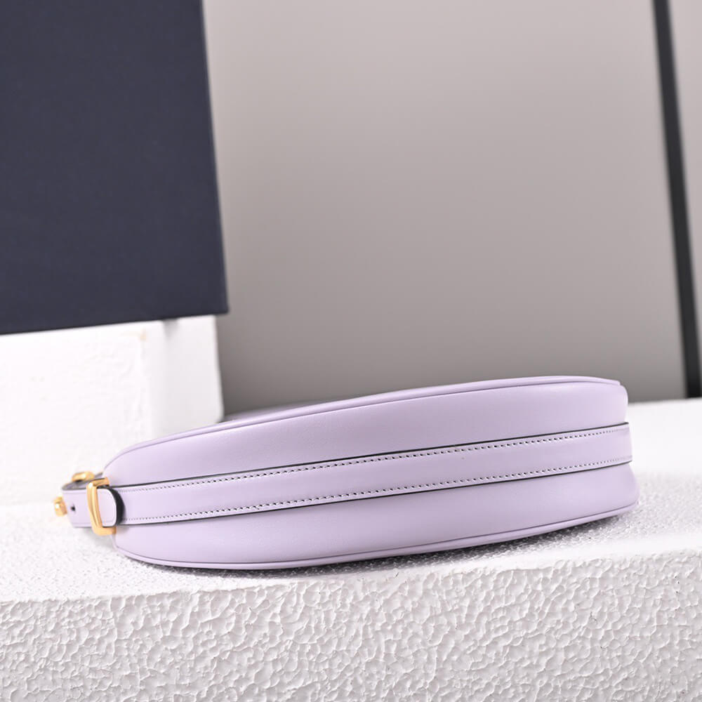 Pra*a arque leather shoulder bag