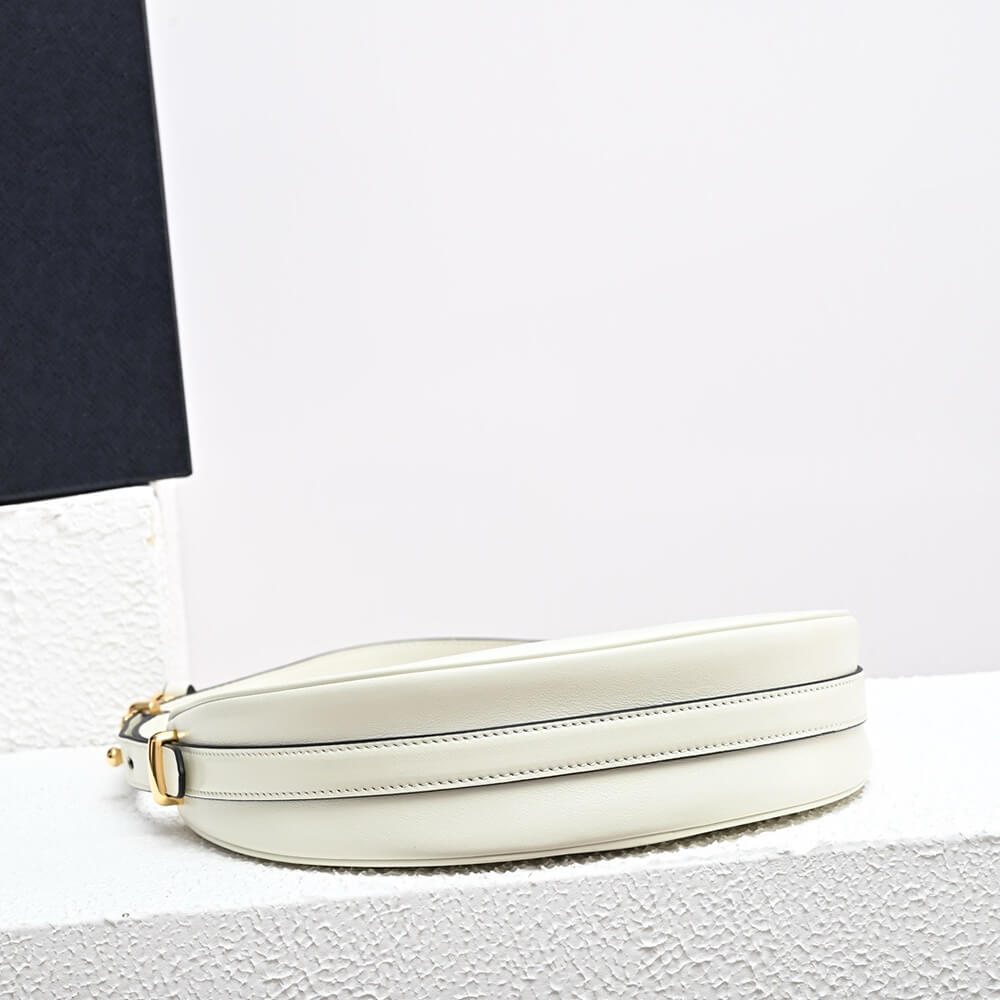 Pra*a arque leather shoulder bag
