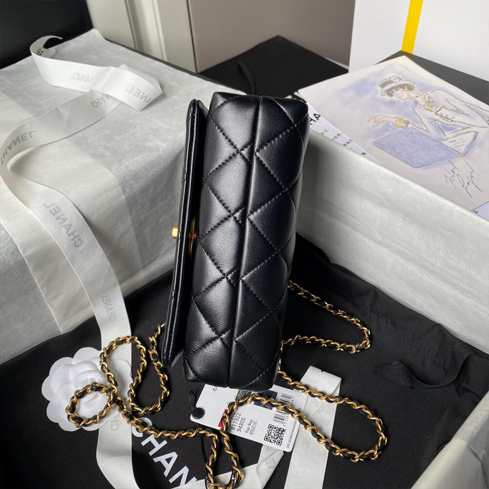 Ch*el mini flap bag(high-end grade)