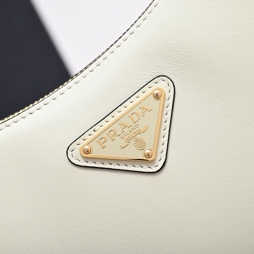Pra*a arque leather shoulder bag