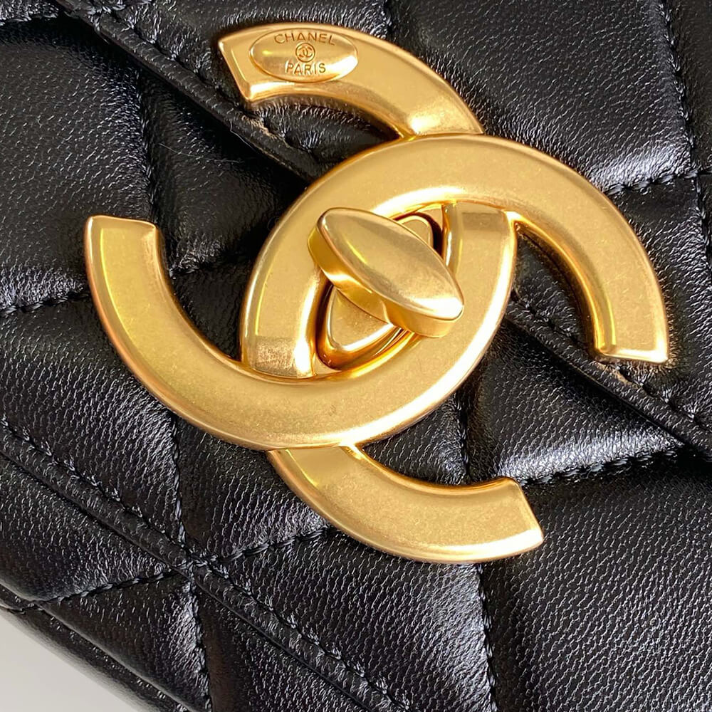 Ch*el mini flap bag(high-end grade)