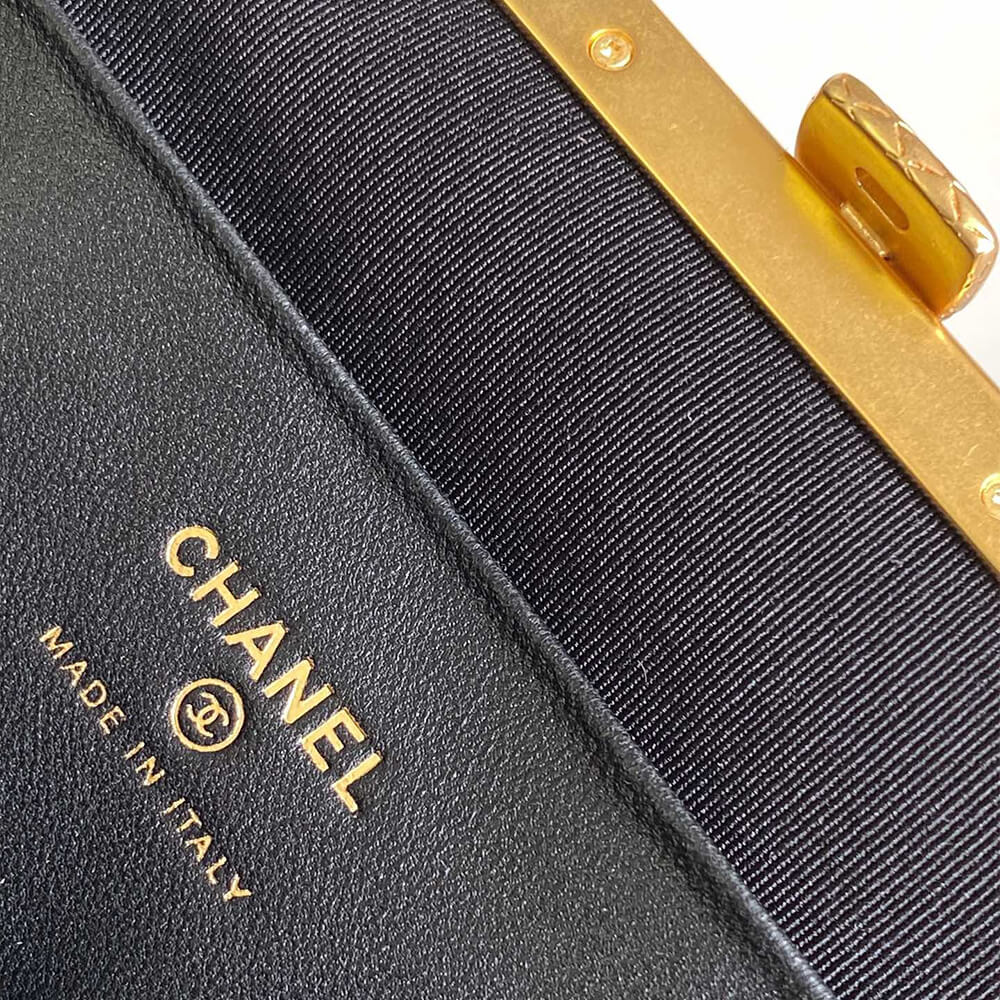 Ch*el large clutch with chain(high-end grade)