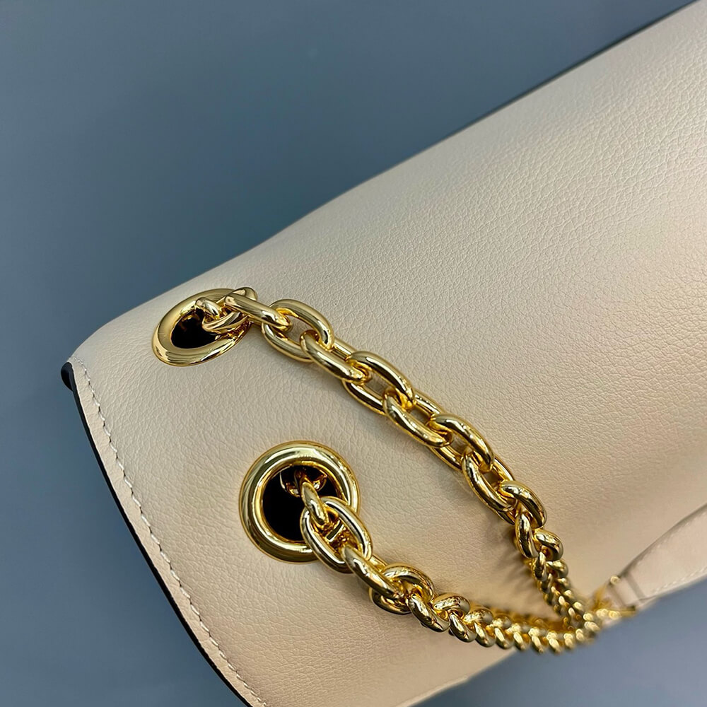 Pra*a medium leather shoulder bag (high-end grade)