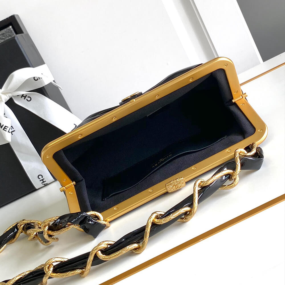 Ch*el large clutch with chain(high-end grade)