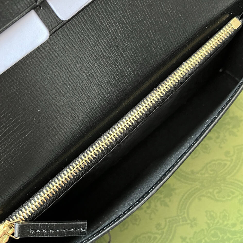 G*u*i horsebit 1955 wallet with chain wallet(high-end grade)