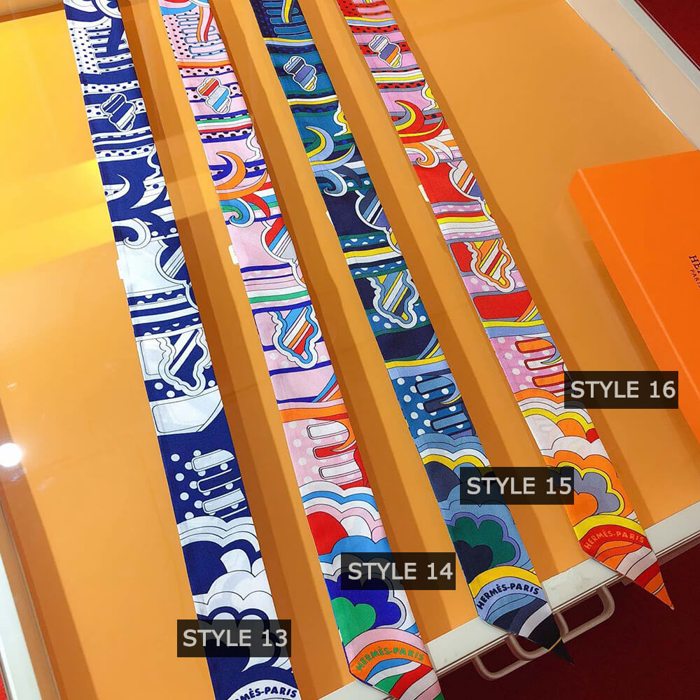 H**mes twilly scarves(24 styles)