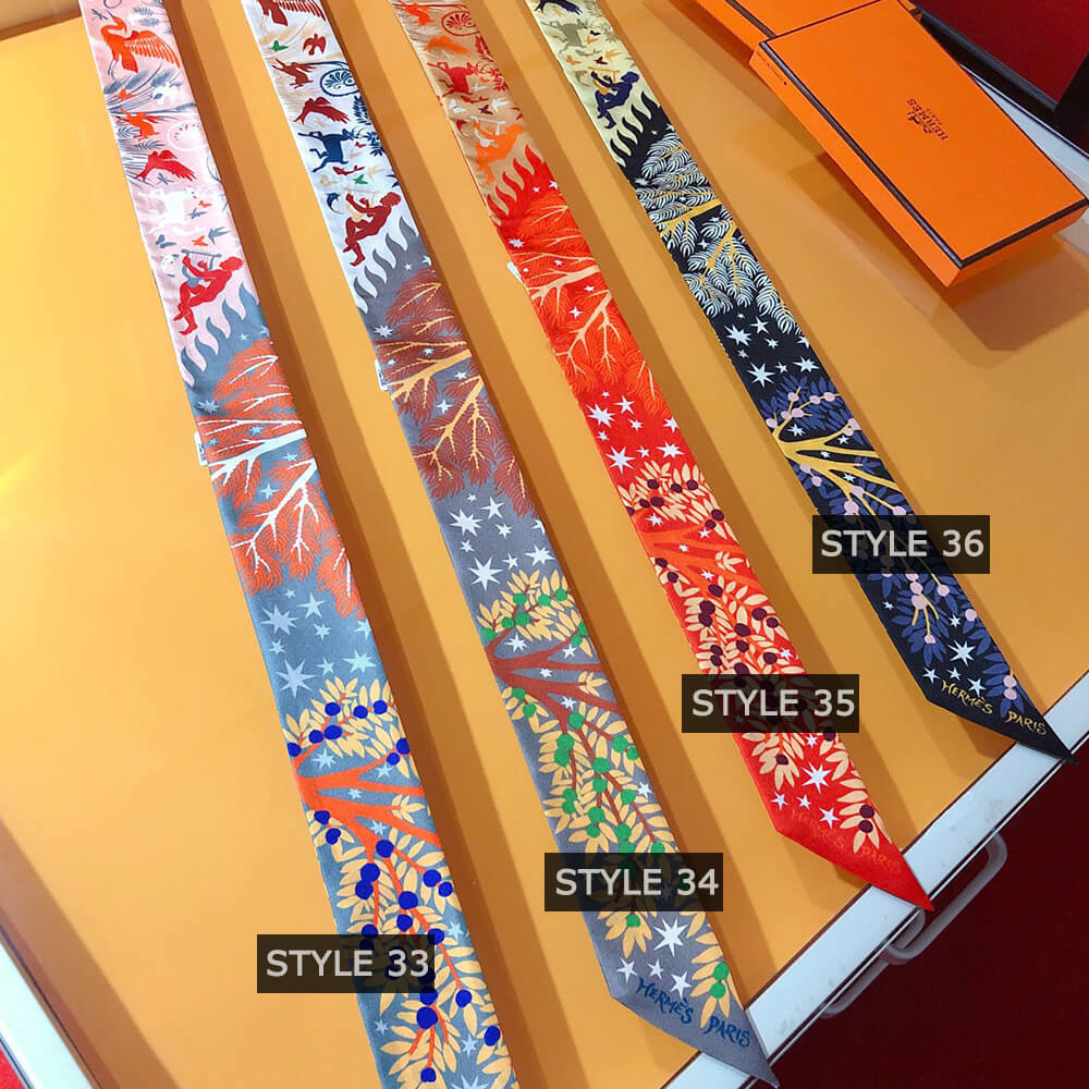 H**mes twilly scarves(style 25 – 48)