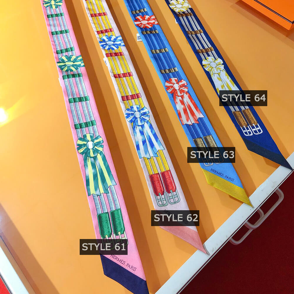 H**mes twilly scarves(style 49 – 72)