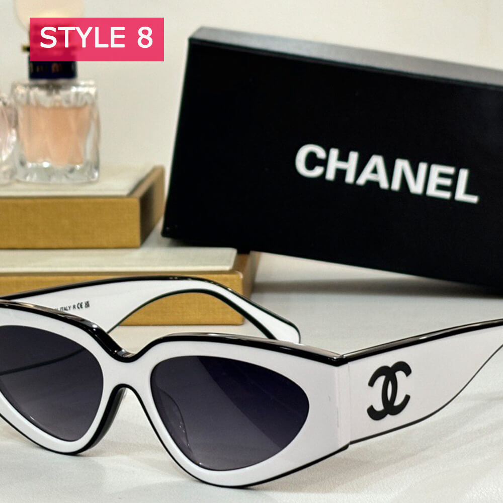 Ch*el cat eye sunglasses