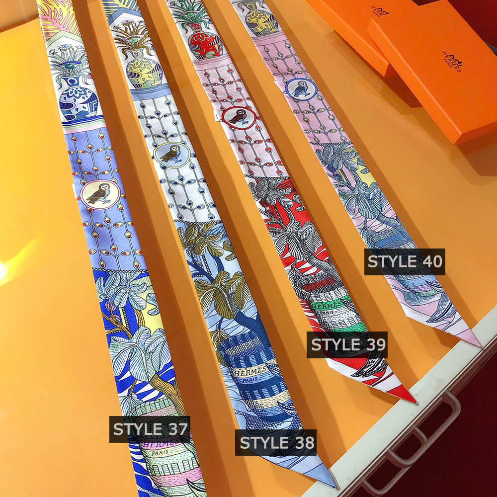 H**mes twilly scarves(style 25 – 48)