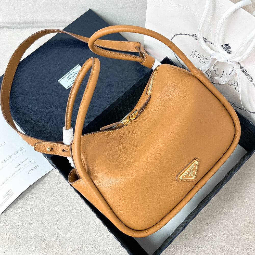 Pra*a darling leather handbag(high-end grade)