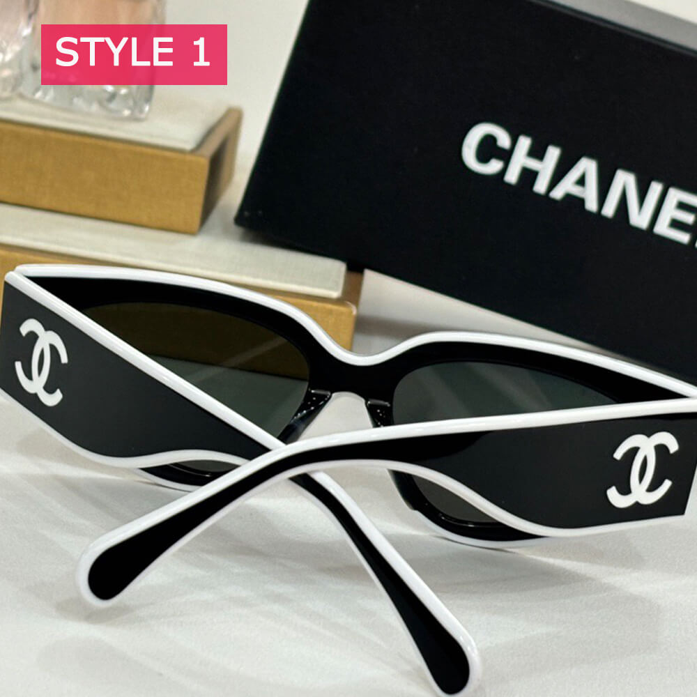 Ch*el cat eye sunglasses
