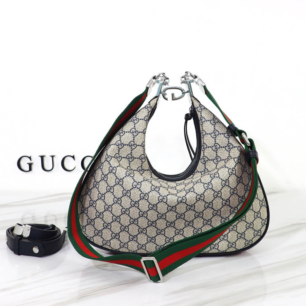 G*u*i attache large shoulder bag
