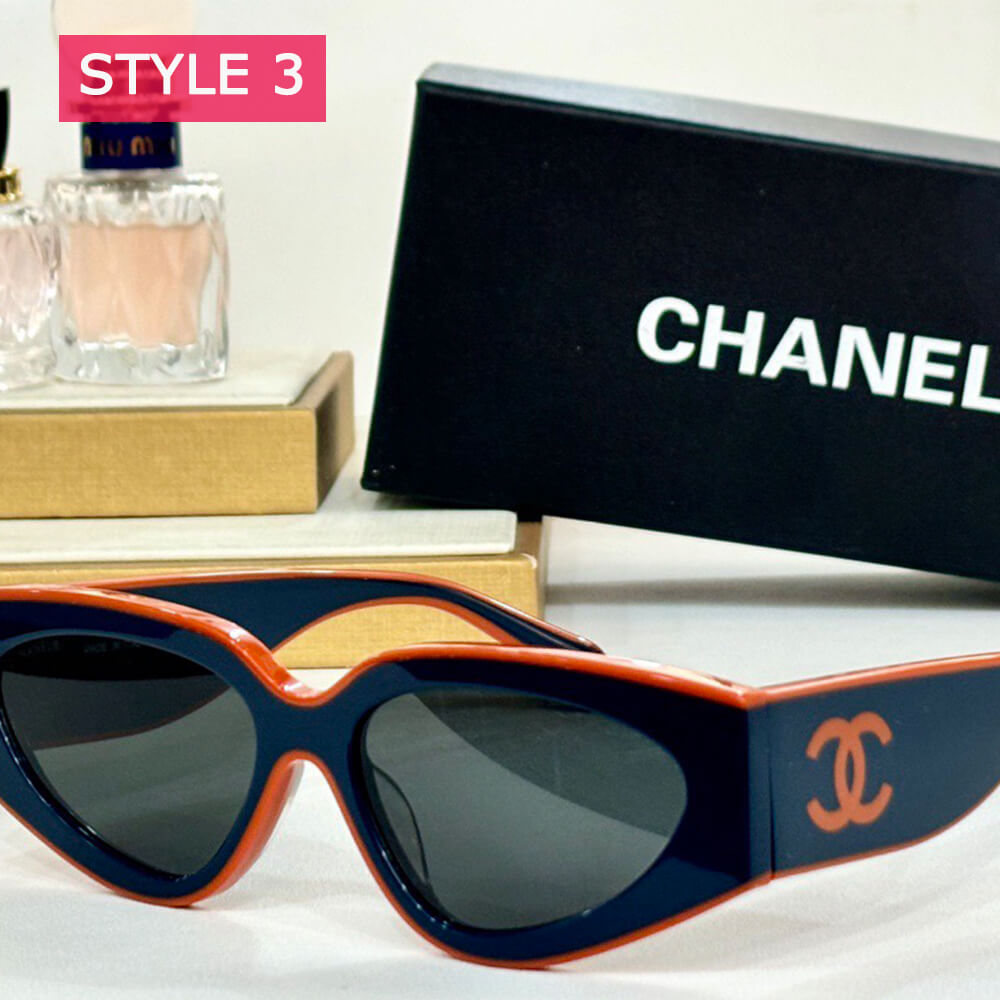 Ch*el cat eye sunglasses
