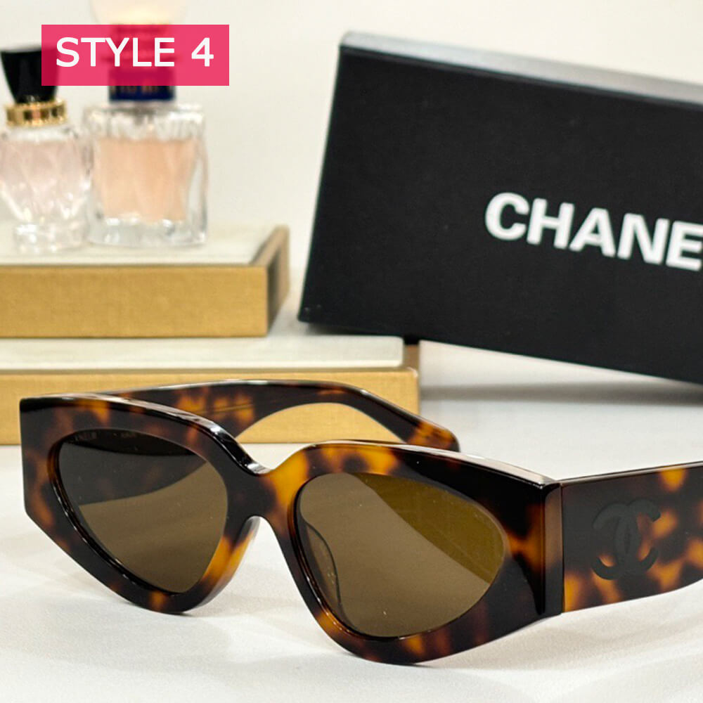 Ch*el cat eye sunglasses