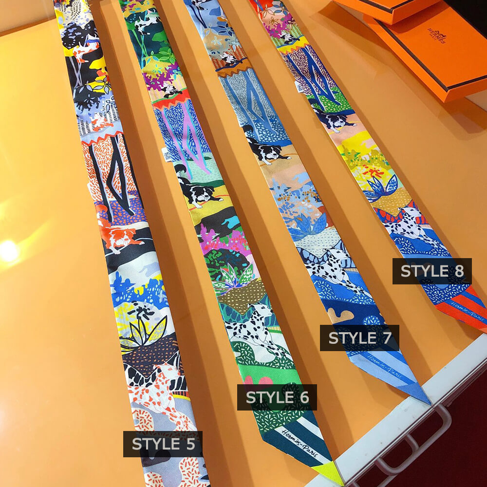 H**mes twilly scarves(24 styles)