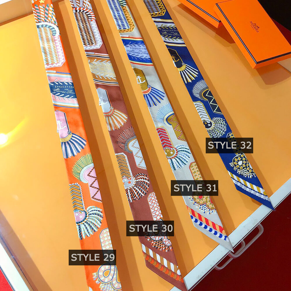 H**mes twilly scarves(style 25 – 48)