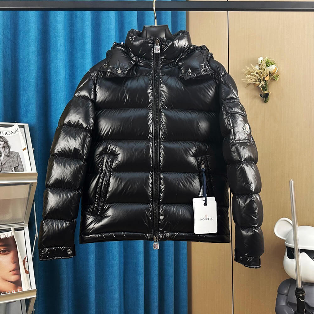 Moncler Maya Quilted Shell Hooded Down Jacket