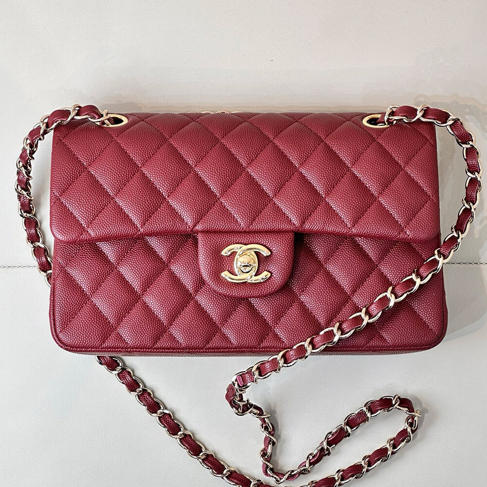 Ch*el small classic flap(tax-free grade)