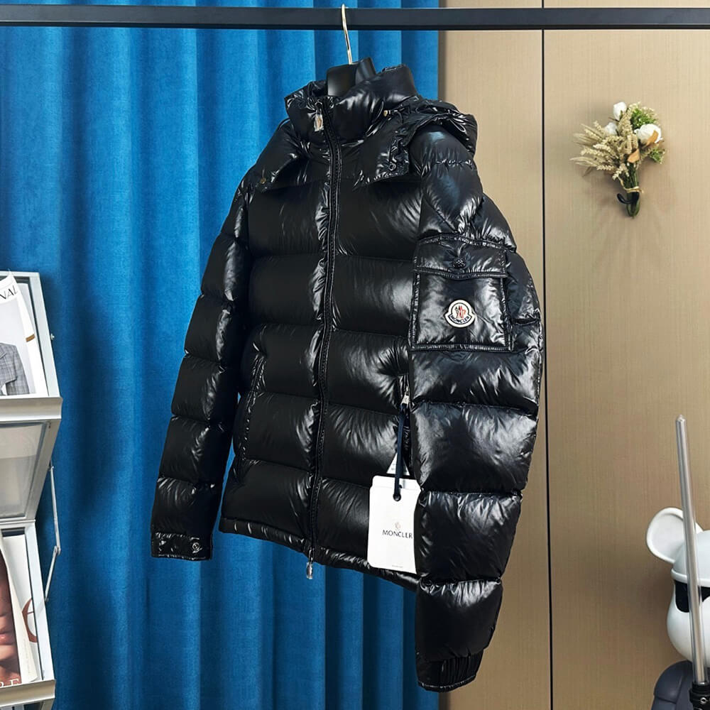 Moncler Maya Quilted Shell Hooded Down Jacket