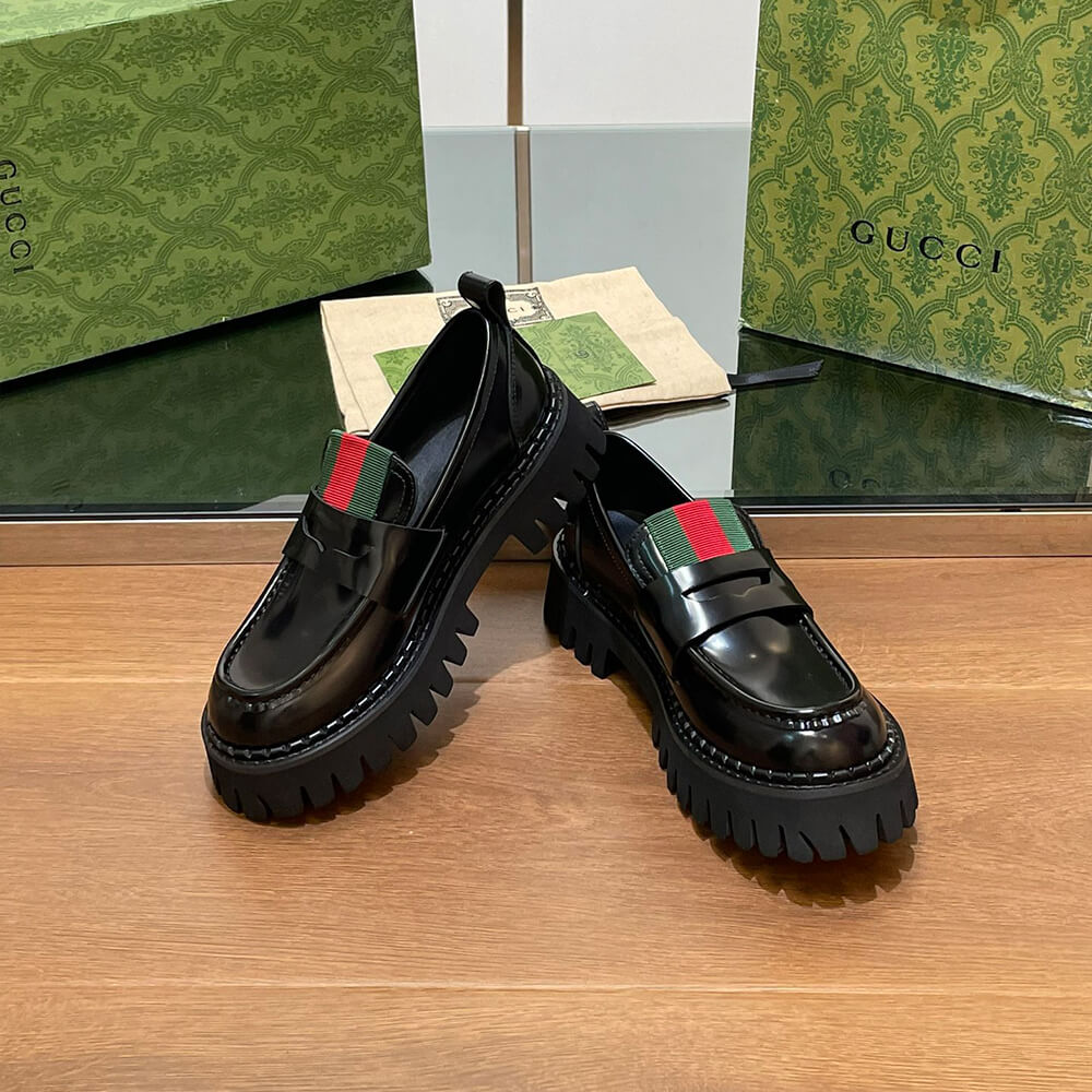 G*u*i women’s loafer with web
