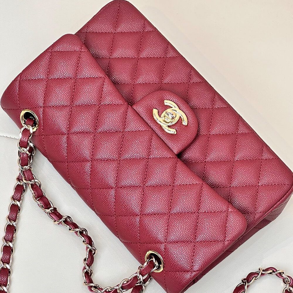 Ch*el small classic flap(tax-free grade)