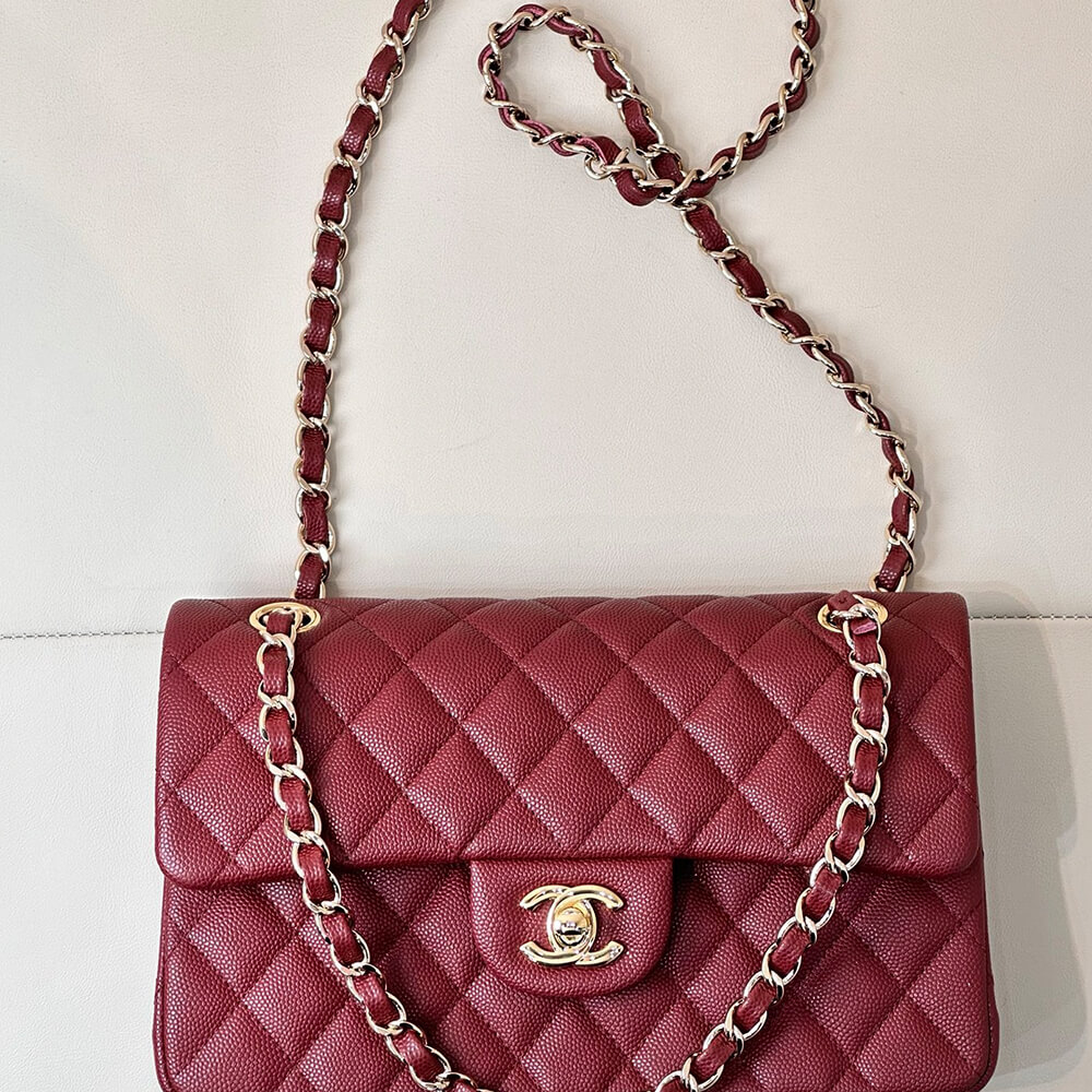 Ch*el small classic flap(tax-free grade)
