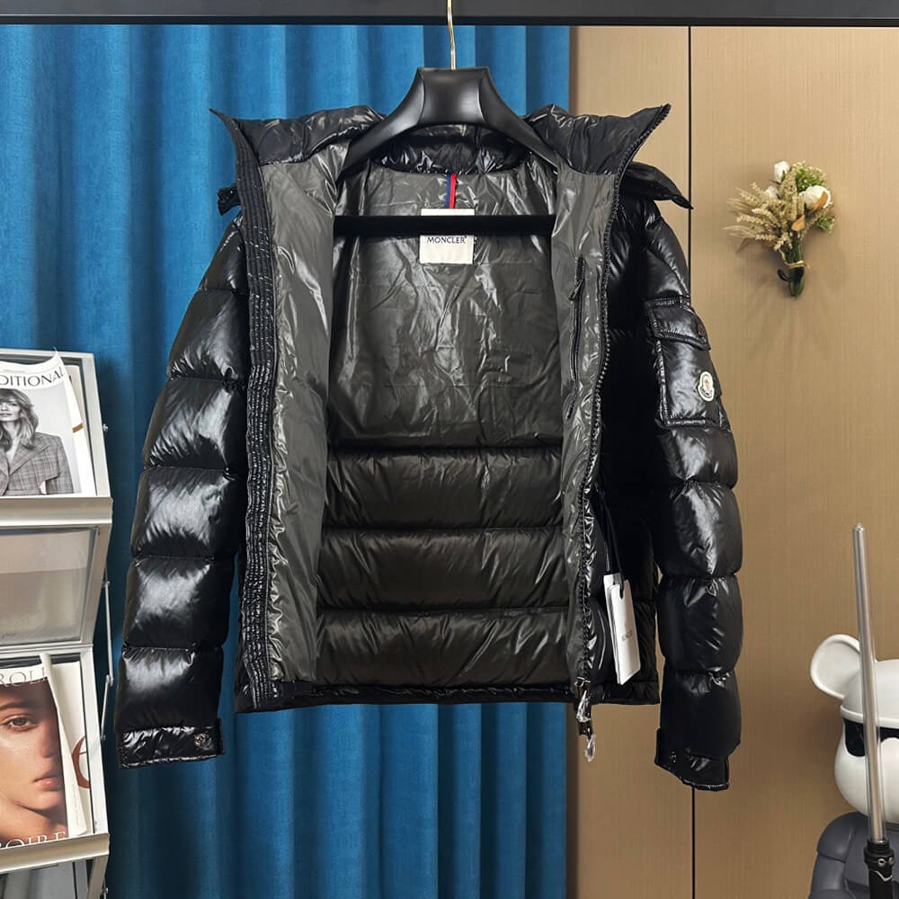 Moncler Maya Quilted Shell Hooded Down Jacket