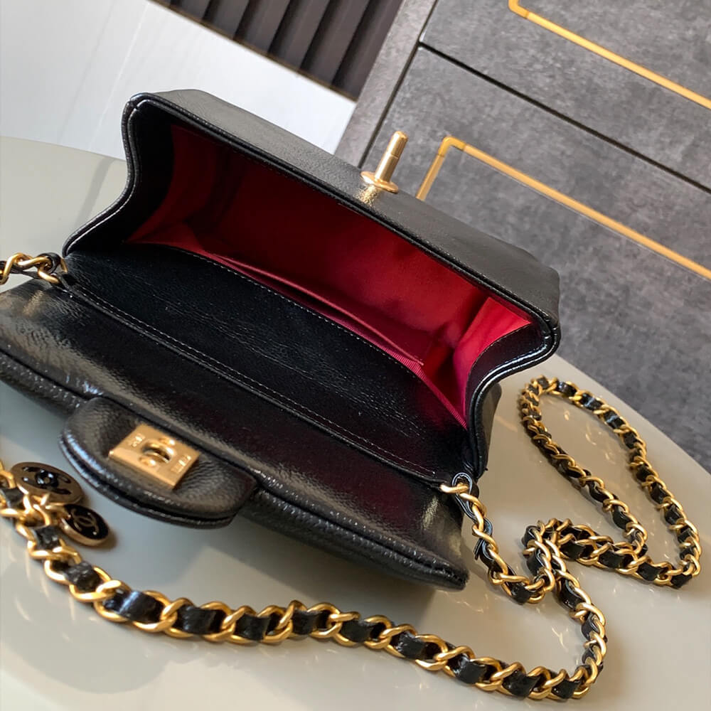 Ch*el mini flap bag(high-end grade)