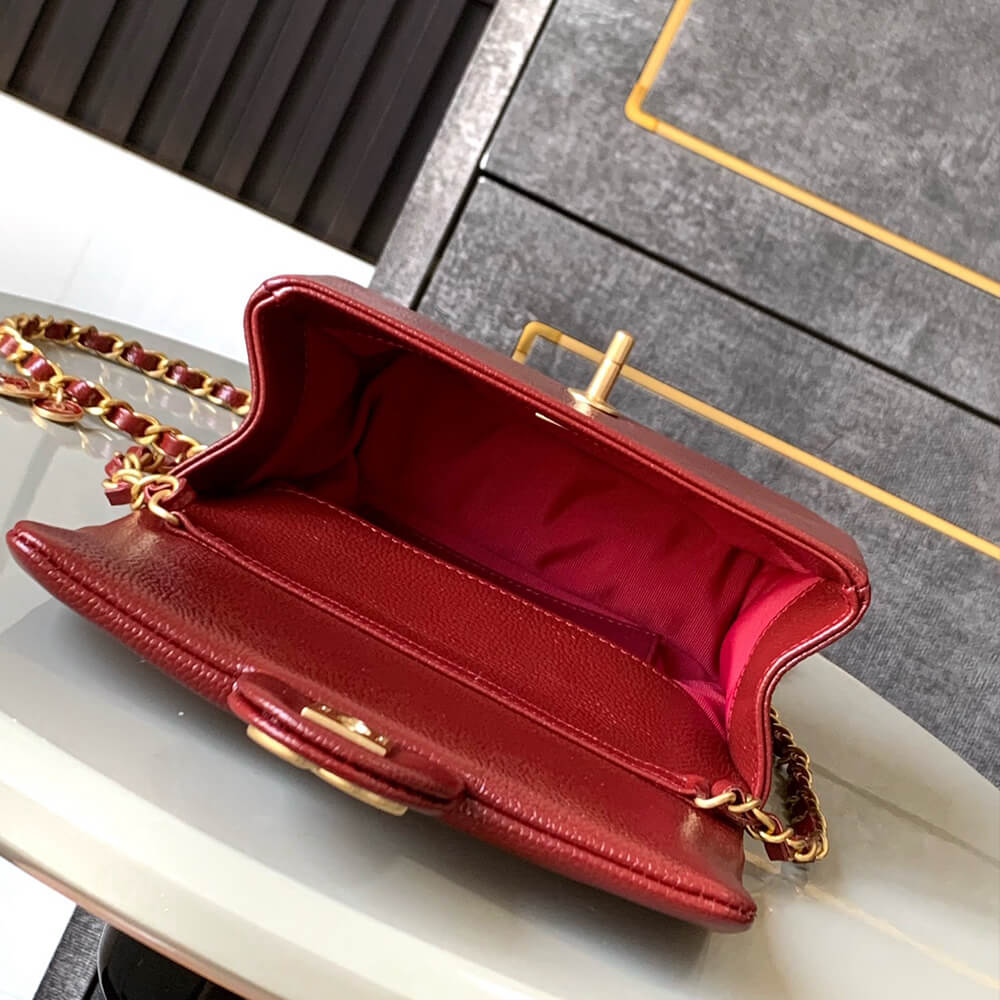 Ch*el mini flap bag(high-end grade)