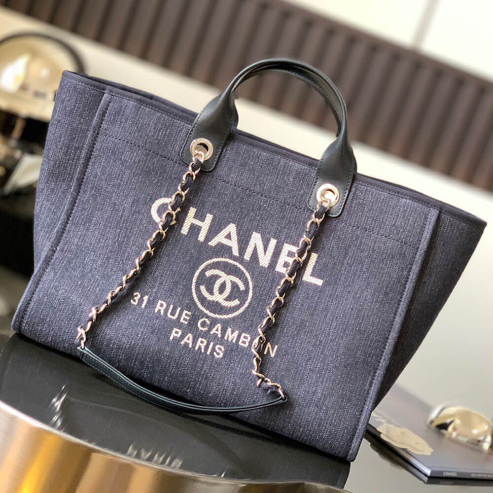 Ch*el large deauville tote(high-end grade)