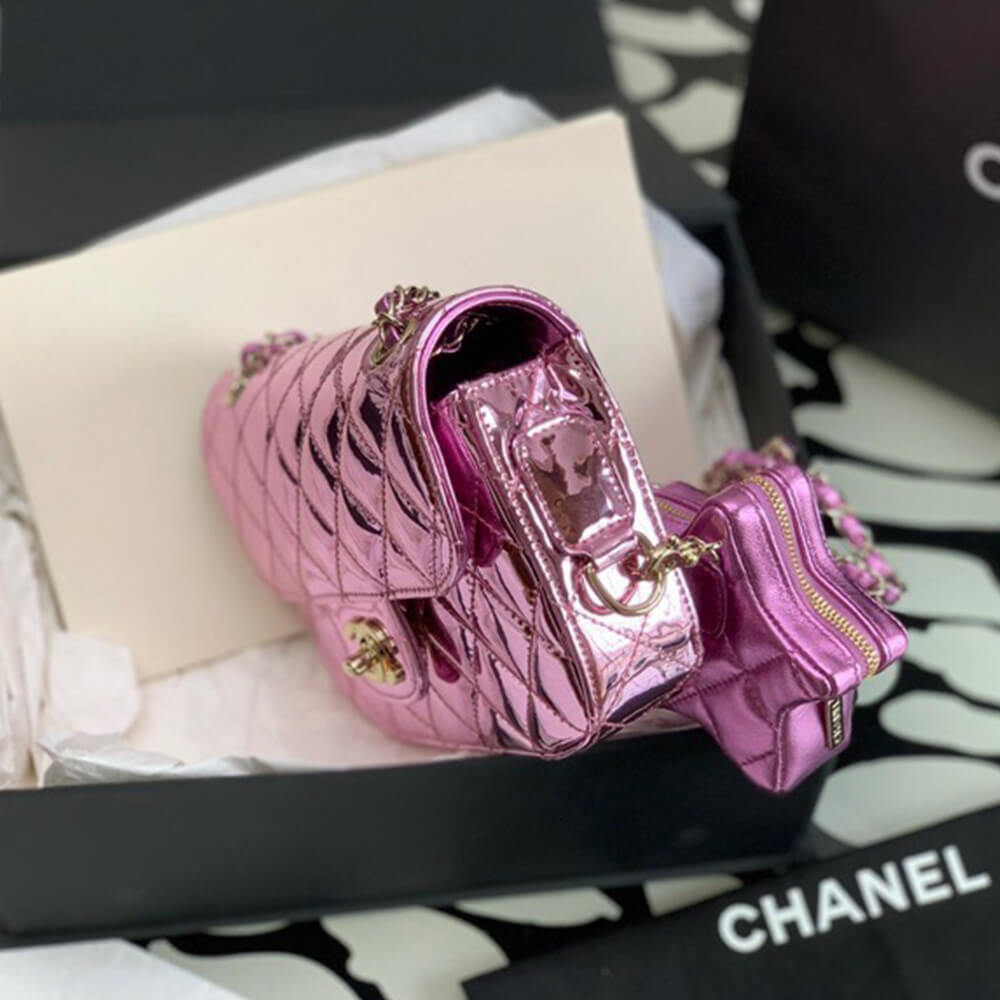 Ch*el mini flap bag(high-end grade)