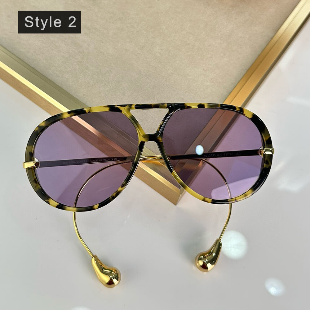 bo*te*ga Ve*ne*ta drop aviator sunglasses