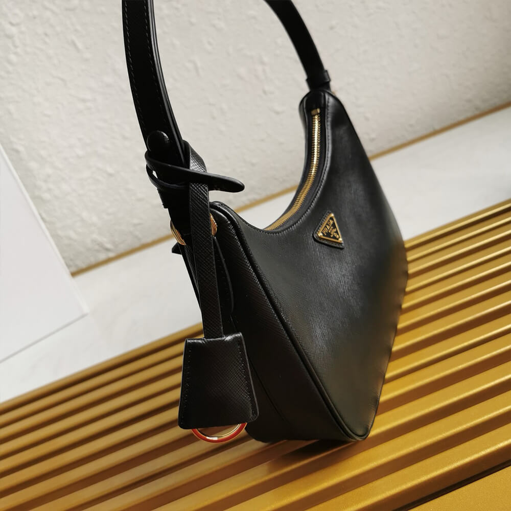 Pra*a re-edition saffiano leather mini bag