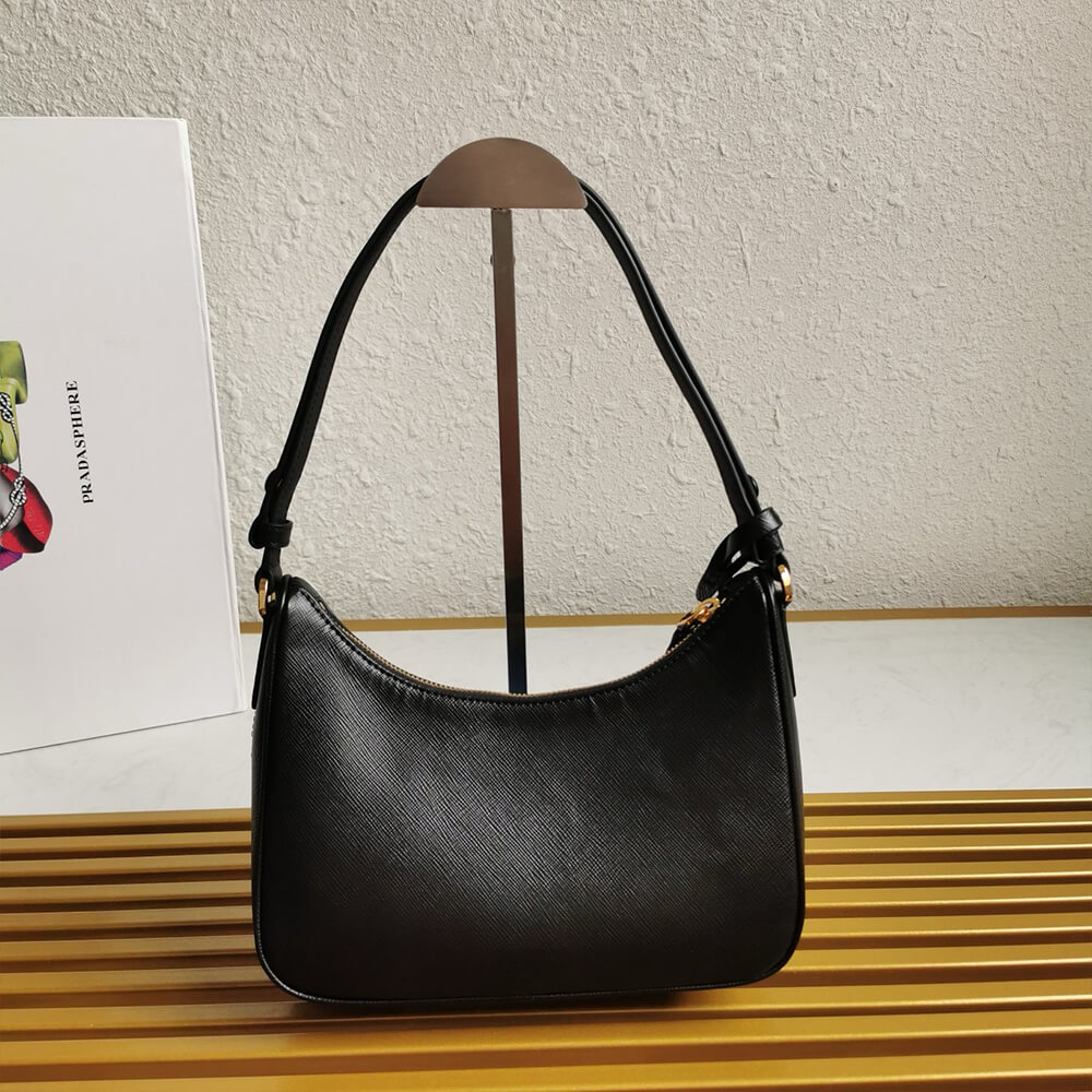 Pra*a re-edition saffiano leather mini bag
