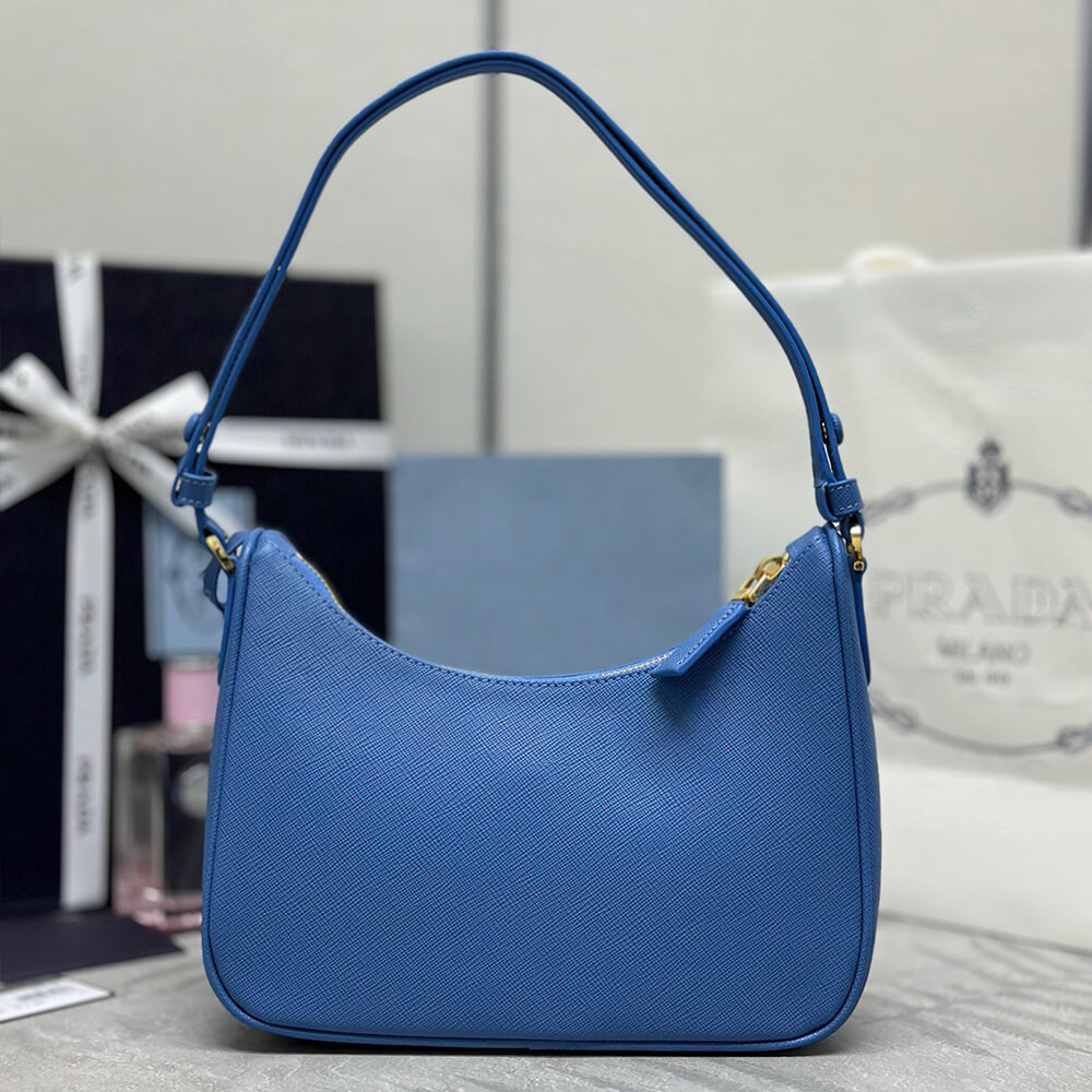 Pra*a re-edition saffiano leather mini bag