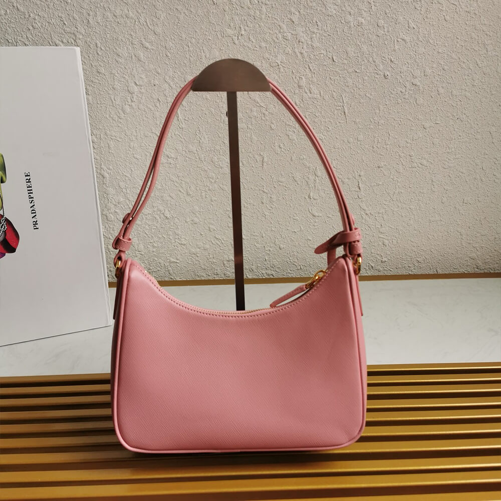 Pra*a re-edition saffiano leather mini bag