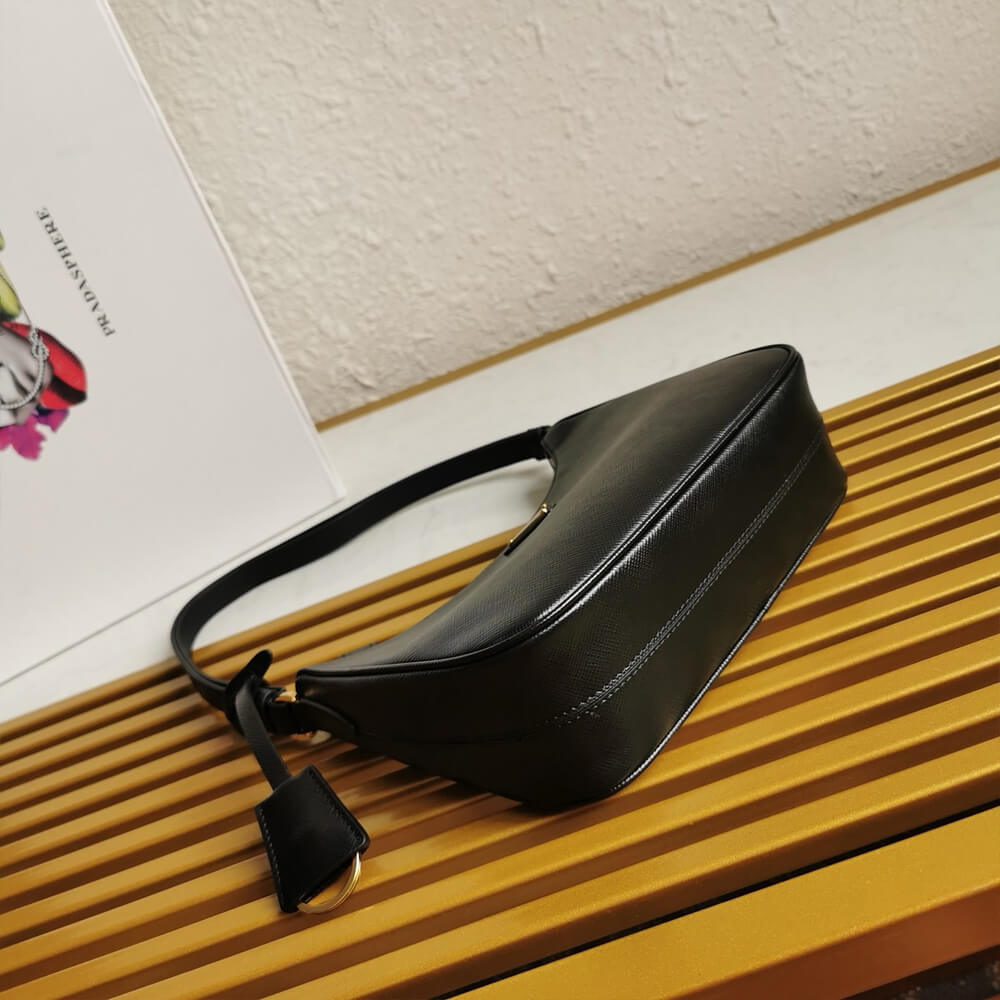Pra*a re-edition saffiano leather mini bag