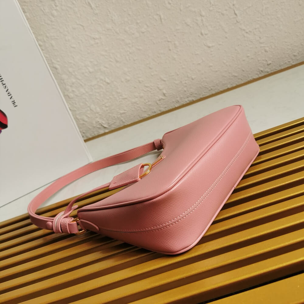 Pra*a re-edition saffiano leather mini bag