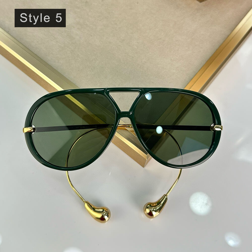 bo*te*ga Ve*ne*ta drop aviator sunglasses