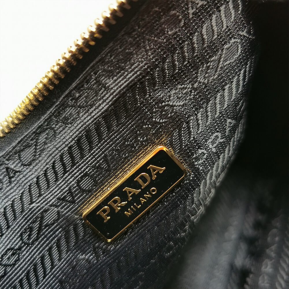 Pra*a re-edition saffiano leather mini bag