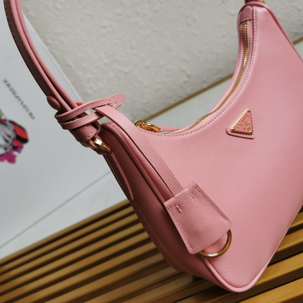 Pra*a re-edition saffiano leather mini bag