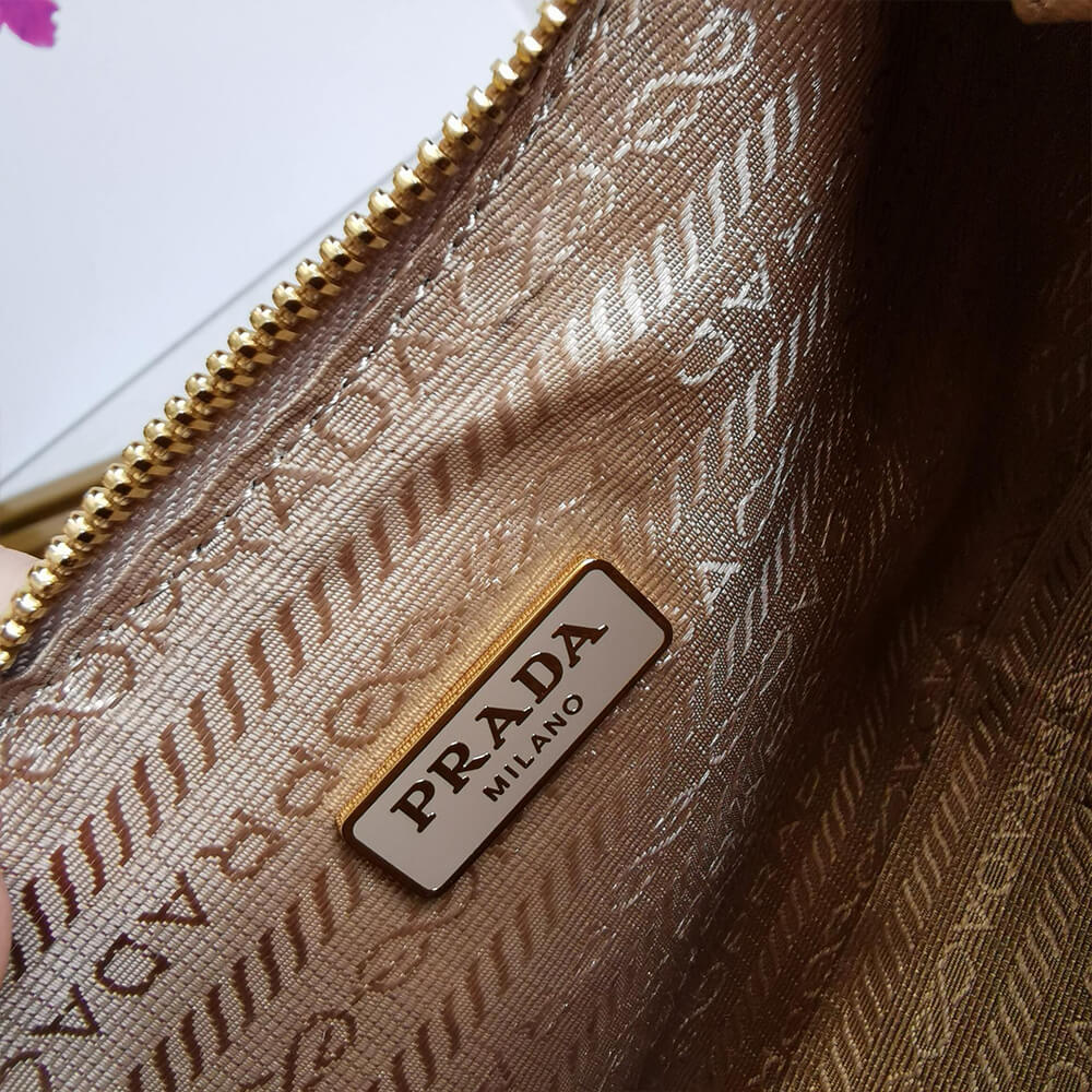 Pra*a re-edition saffiano leather mini bag