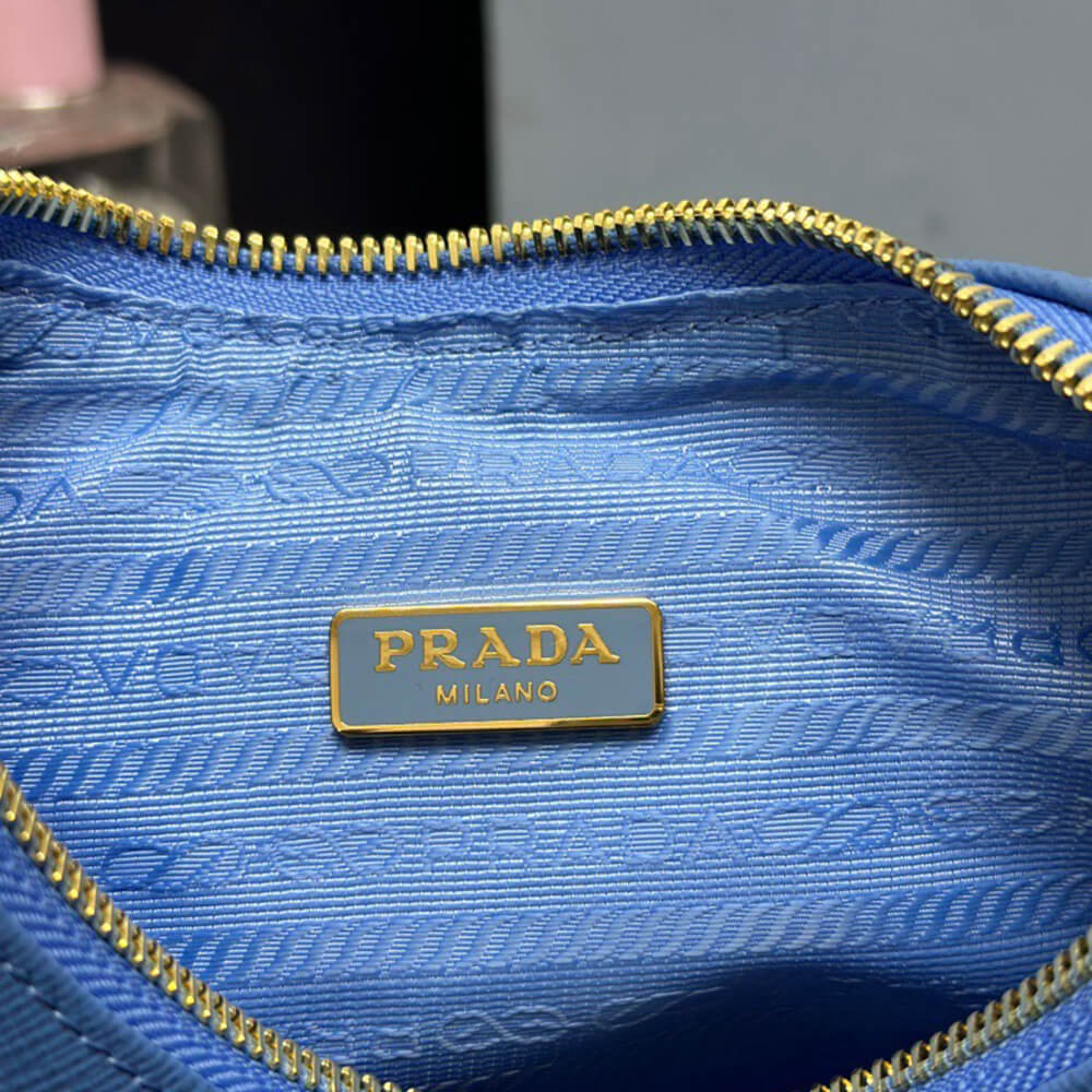 Pra*a re-edition saffiano leather mini bag