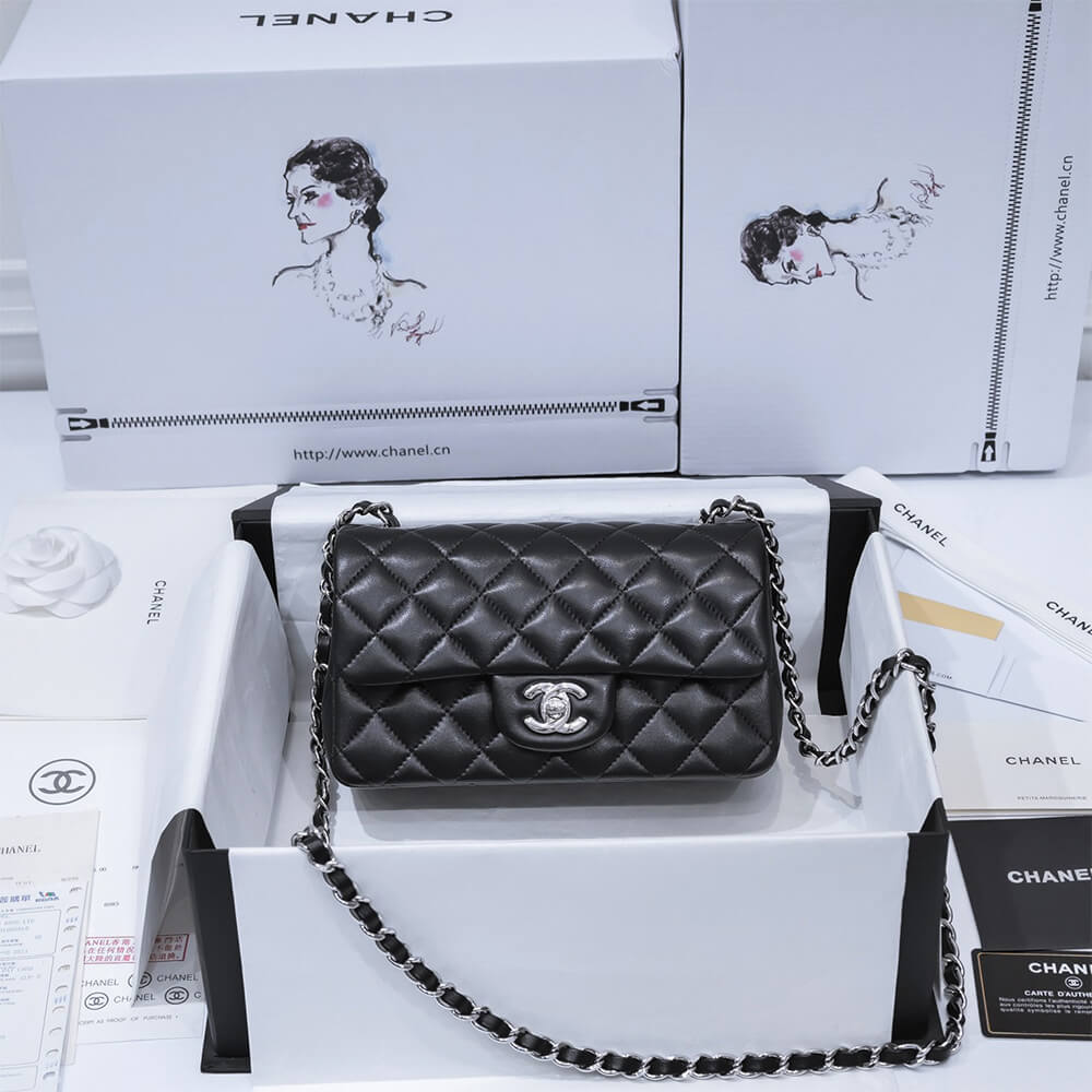Ch*el mini flap bag
