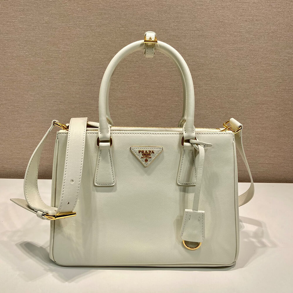 Pra*a new medium Pra*a galleria saffiano leather bag(high-end grade)