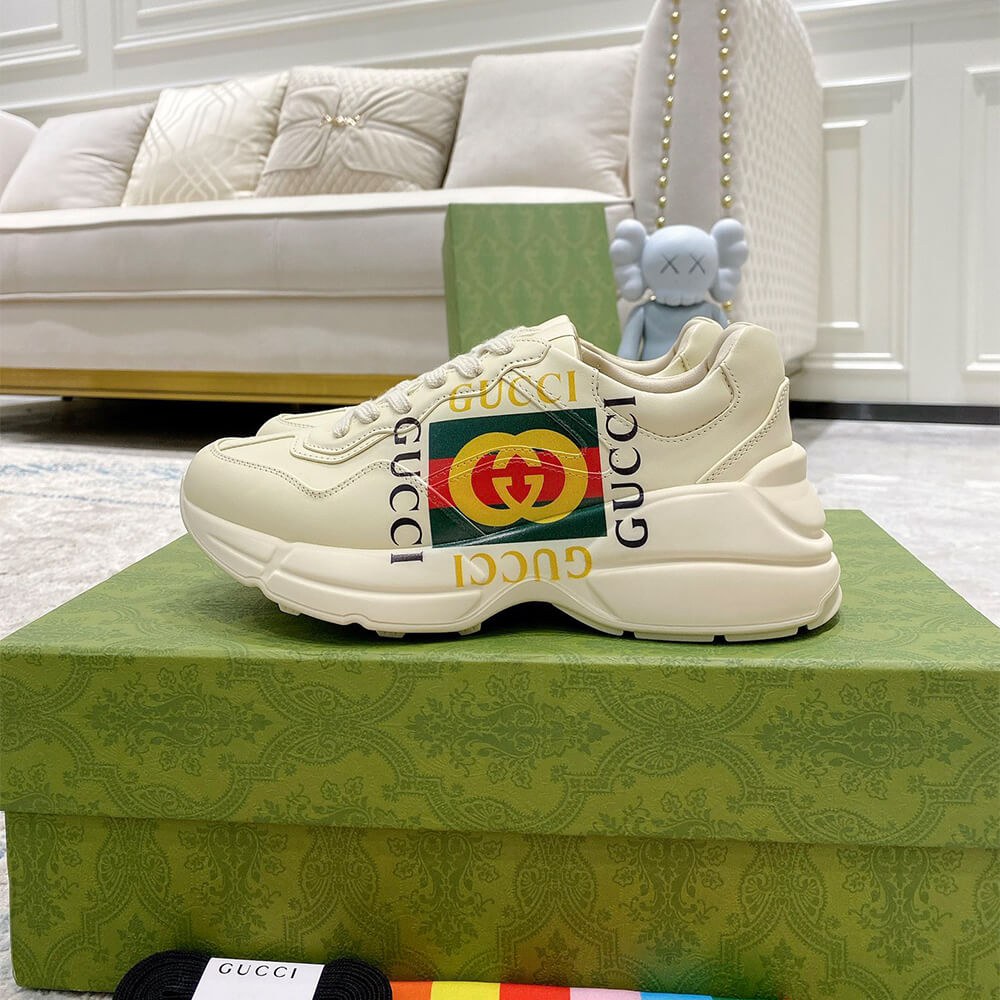 G*u*i rhyton sneaker with box logo