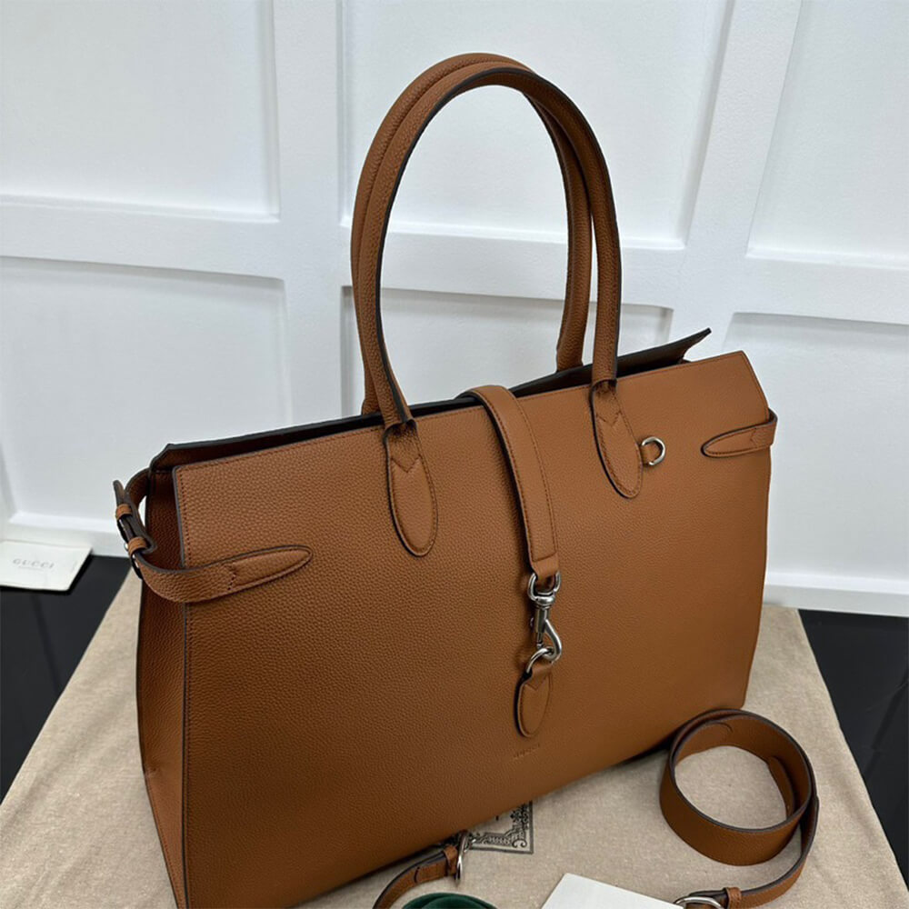 G*u*i large tote bag with hook closure(high-end grade)