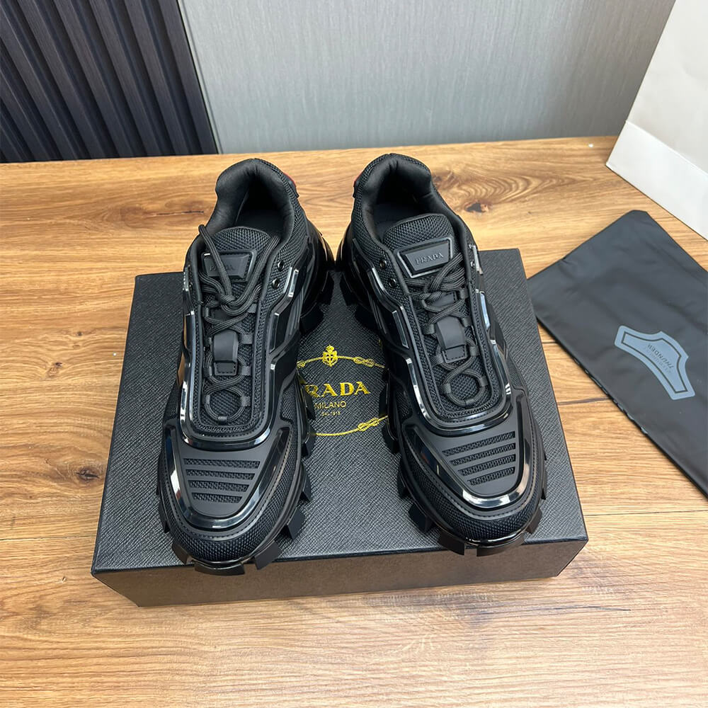 Pra*a cloudbust thunder technical fabric sneakers